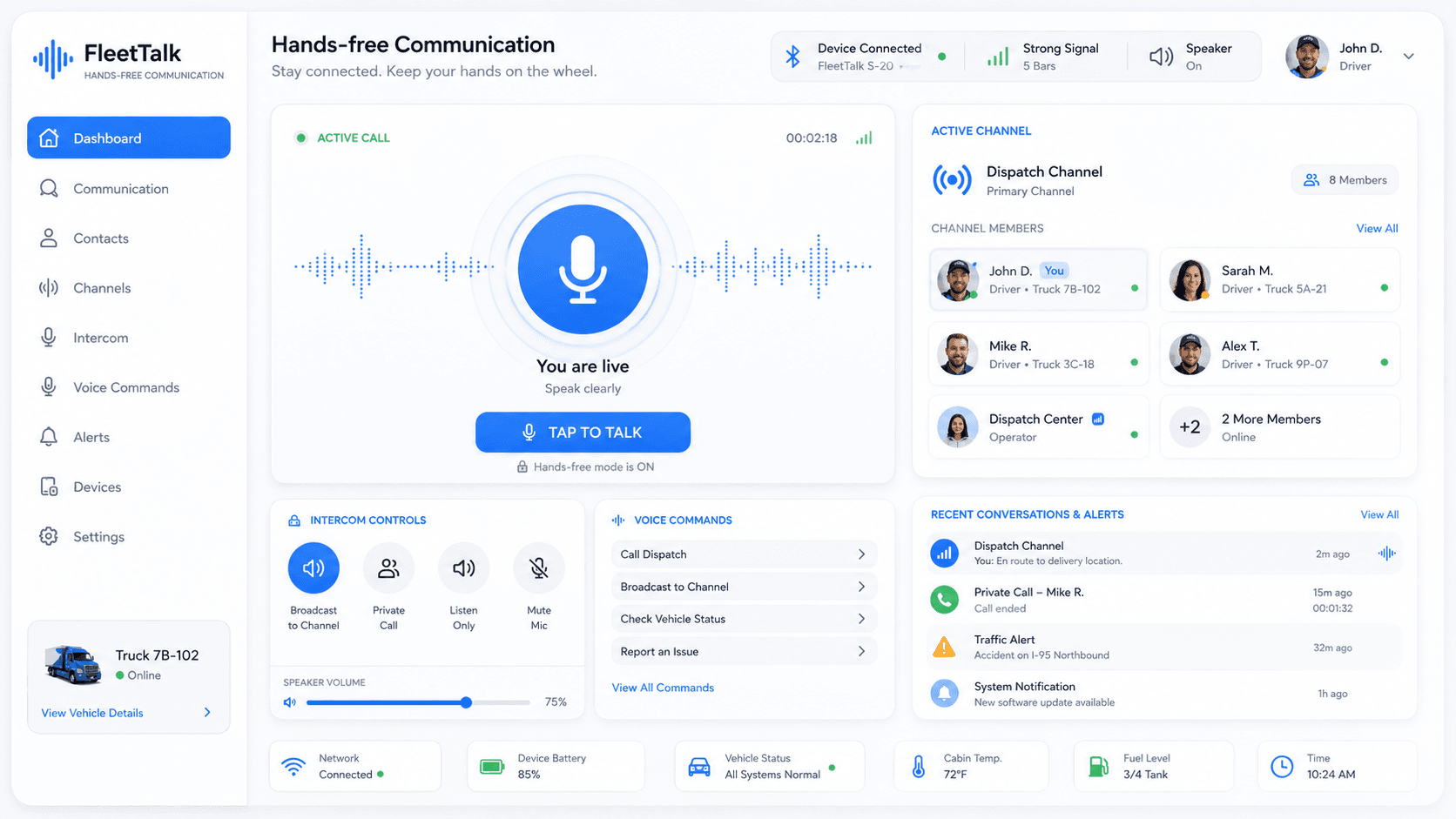 Phone Connectivity Modules - Hands-free communication interface